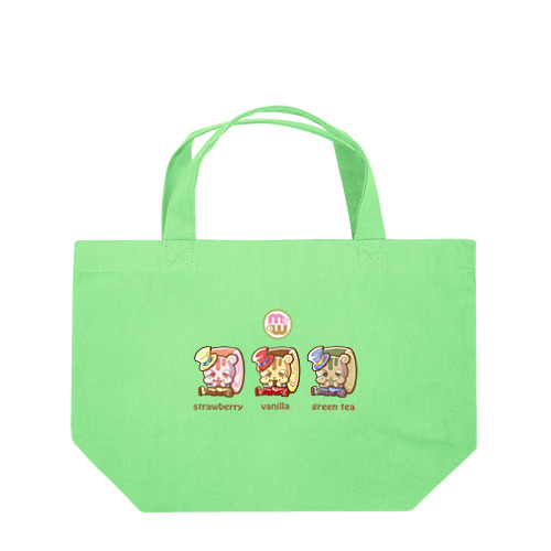 メルティワールド　３種のリス Lunch Tote Bag