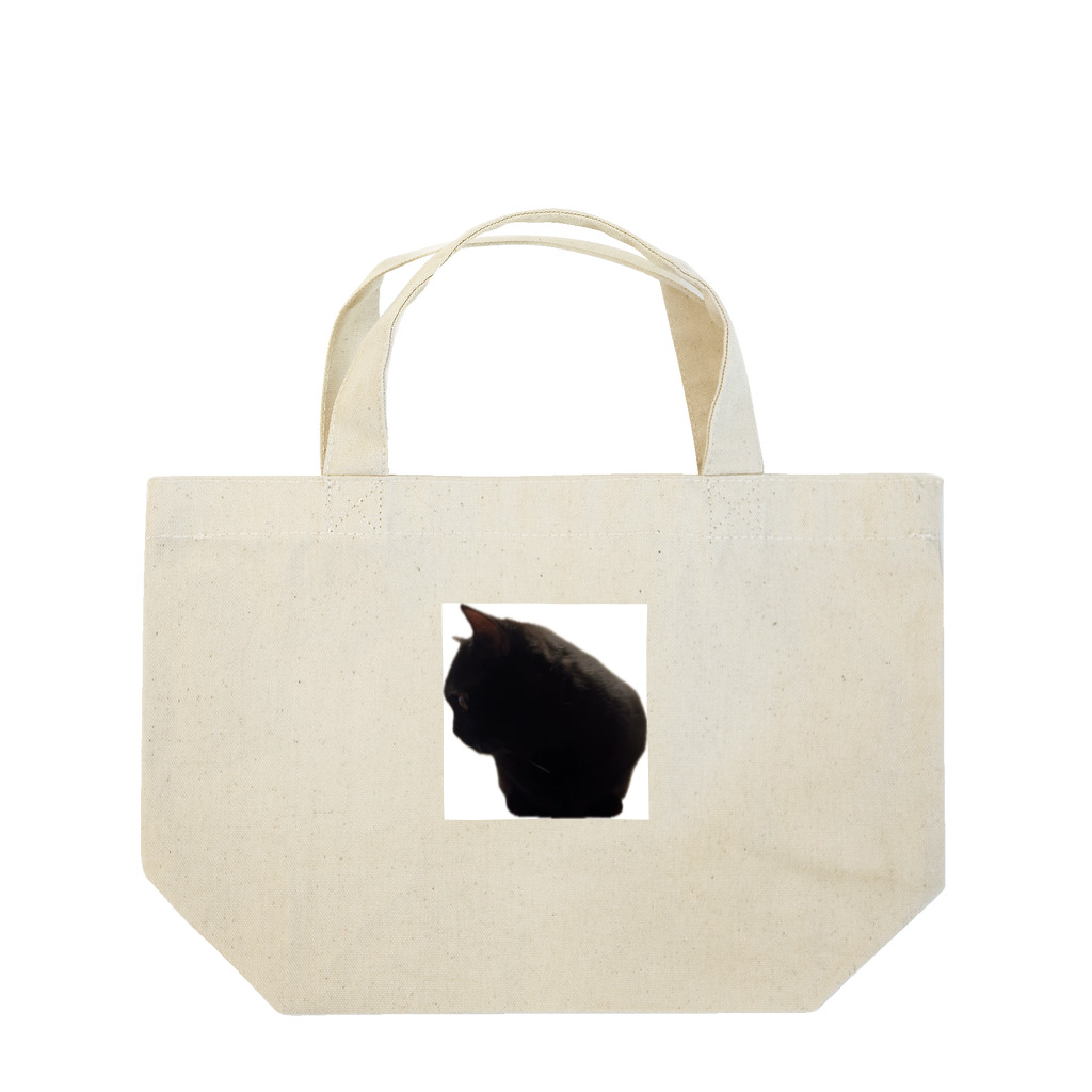クロネコ屋の短足黒猫のabby Lunch Tote Bag