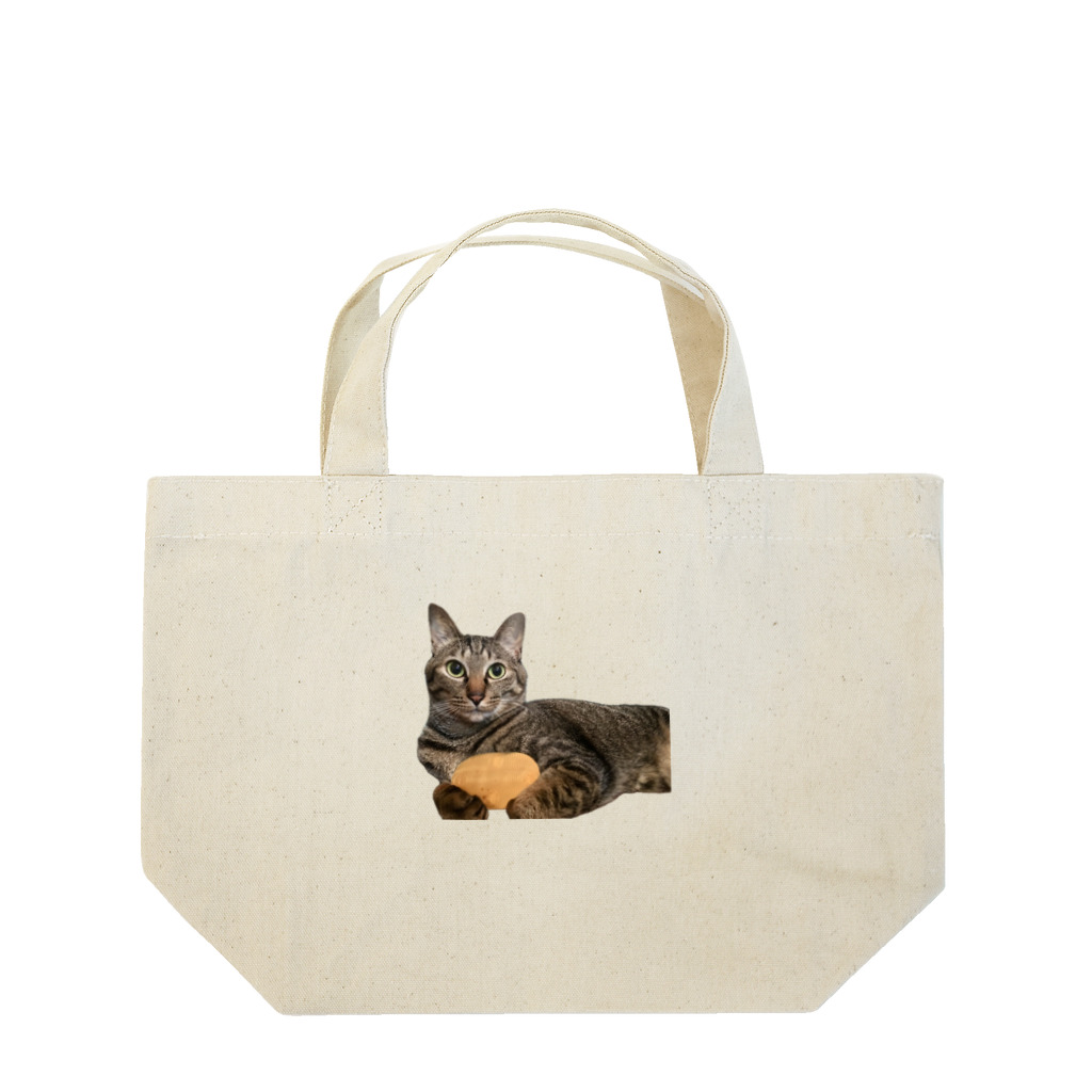 オレはニャン蔵の『猫に小判』オレはニャン蔵 Lunch Tote Bag