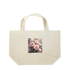 okierazaのペールピンクのバラの花束 ランチトートバッグ