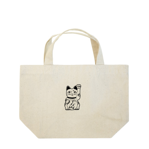 月に招き猫 Lunch Tote Bag
