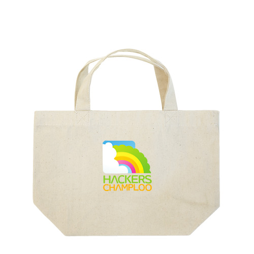 ハッカーズチャンプルーロゴ（正方形） Lunch Tote Bag