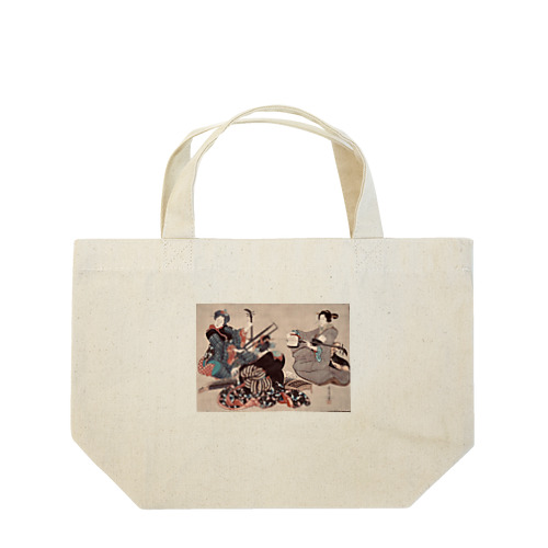 葛飾応為《三曲合奏図》 Lunch Tote Bag