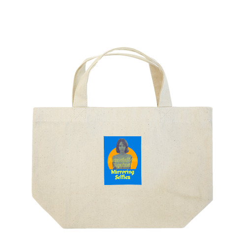 #AssociationAgainstMirroringSelfies reference Lunch Tote Bag