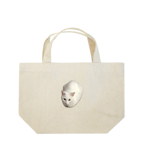 白猫のんちゃん Lunch Tote Bag