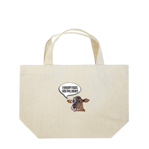 Happy cows♪ 吹き出しver Lunch Tote Bag