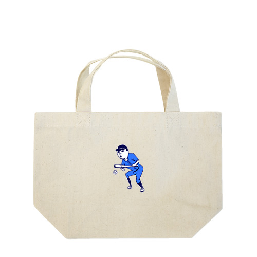この夏おすすめ！野球デザイン「バント」＜文字なし＞（Tシャツ・パーカー・グッズ・ETC） Lunch Tote Bag