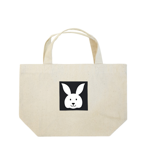 ウサギのロゴ ランチトートバッグ