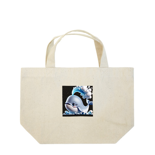 潮ふきクジラのモン太 Lunch Tote Bag