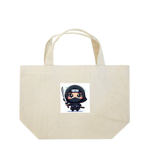「侍スマイル」キュート侍 Lunch Tote Bag