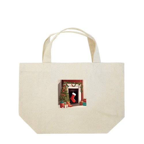 クリスマスストッキング（Christmas Stocking） Lunch Tote Bag