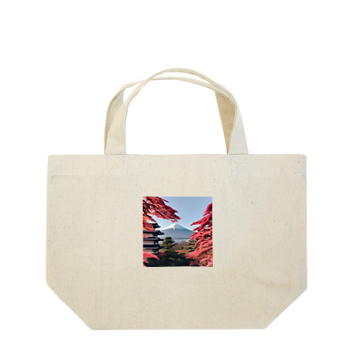 紅葉富士山 Lunch Tote Bag