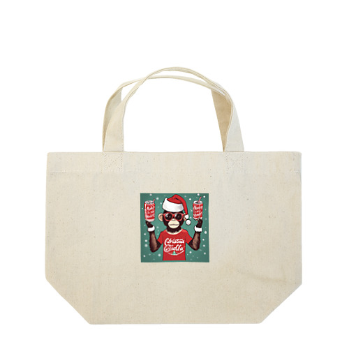猿人ロック クリスマス Lunch Tote Bag