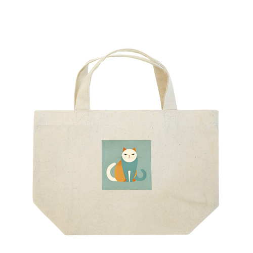 シンプル猫 Lunch Tote Bag