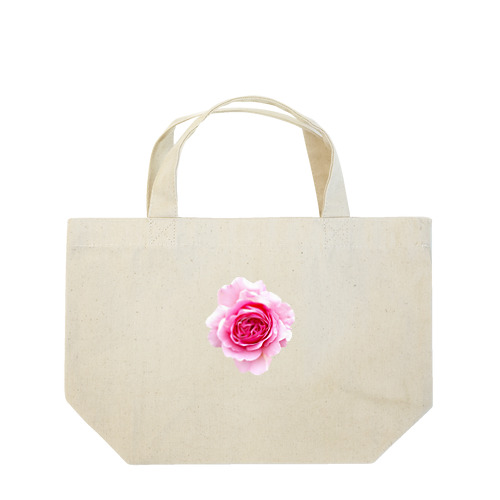 【ロマンスキザ】ピンクの薔薇 ランチトートバッグ