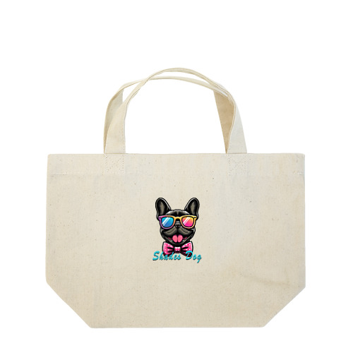 フレンチブルドッグブラック（A） Lunch Tote Bag