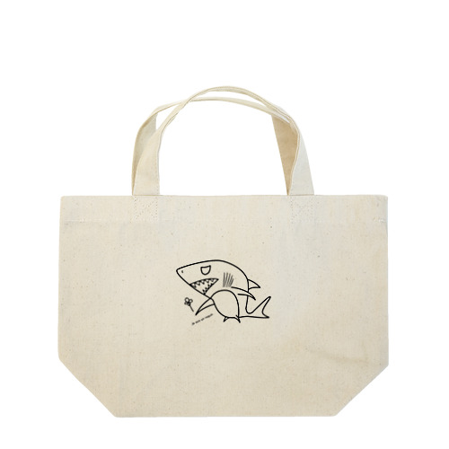 サメのブルーナ Lunch Tote Bag