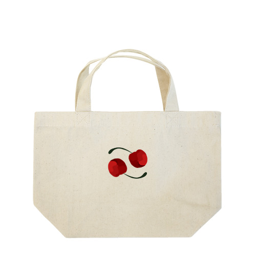 yin & yang cherries bags ランチトートバッグ
