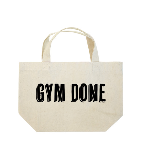 GYM DONE Lunch Tote Bag
