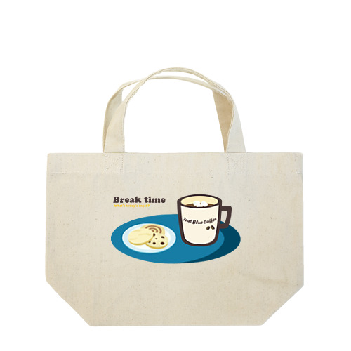 Break time -Blue Edition- Lunch Tote Bag