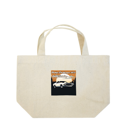 Dodge Challenger 1972 North Carolina モンスターマシーン Lunch Tote Bag