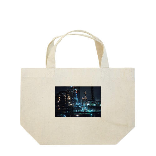 工場夜景 Lunch Tote Bag