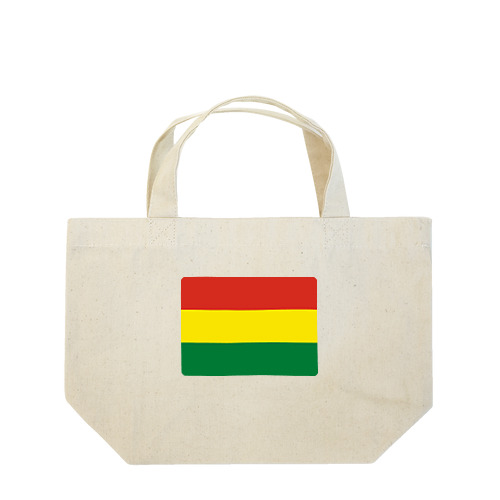 ボリビアの国旗 ランチトートバッグ