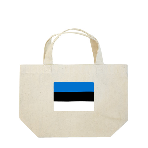 エストニアの国旗 ランチトートバッグ