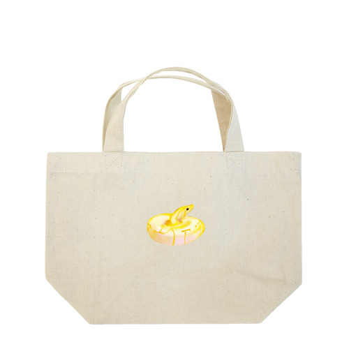手描きボールパイソン(バナナスパイダー) Lunch Tote Bag