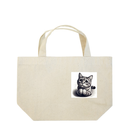 おねだり猫 Lunch Tote Bag