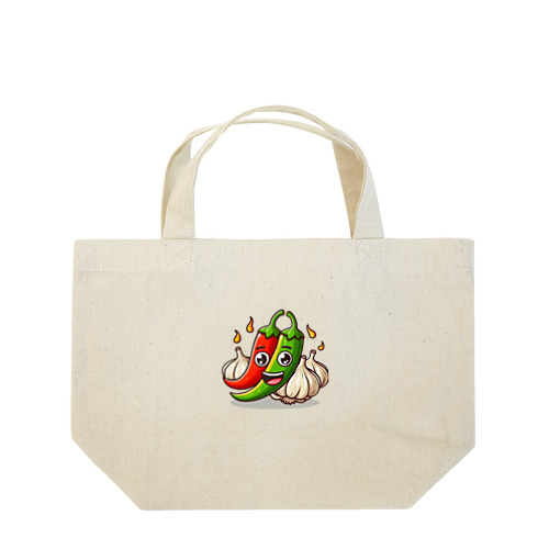 「エスニックファッションのスパイス」 Lunch Tote Bag