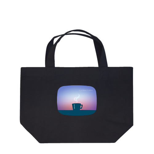 Teal Blue Hour Lunch Tote Bag