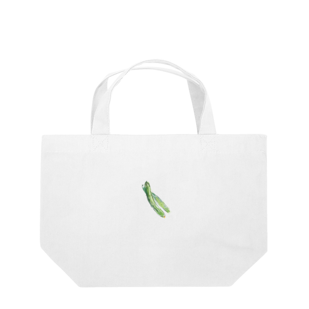 akane_art（茜音工房）のベジタブルバッグ（キュウリ） Lunch Tote Bag