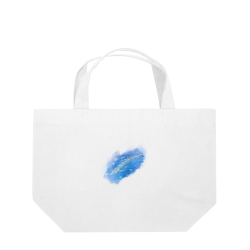 いきものイラスト（シロナガスクジラ） Lunch Tote Bag