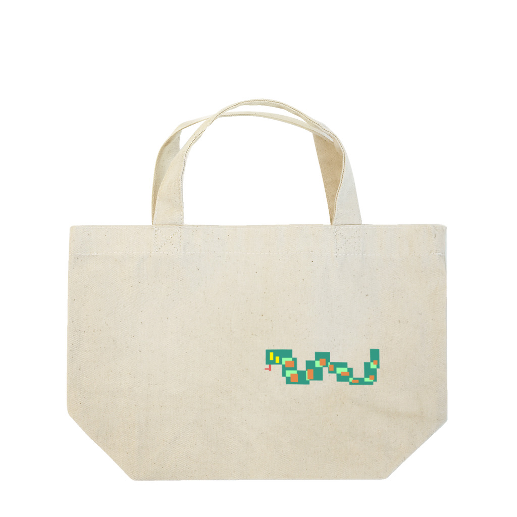 むなげのsquareスネークくん Lunch Tote Bag