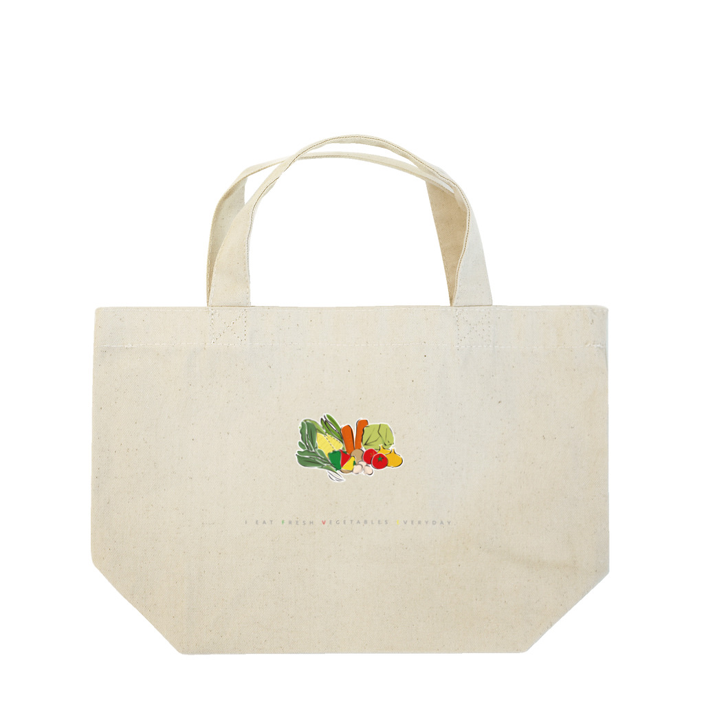 ISESTYLEのFRESH VEGETABLES 2 ランチトートバッグ