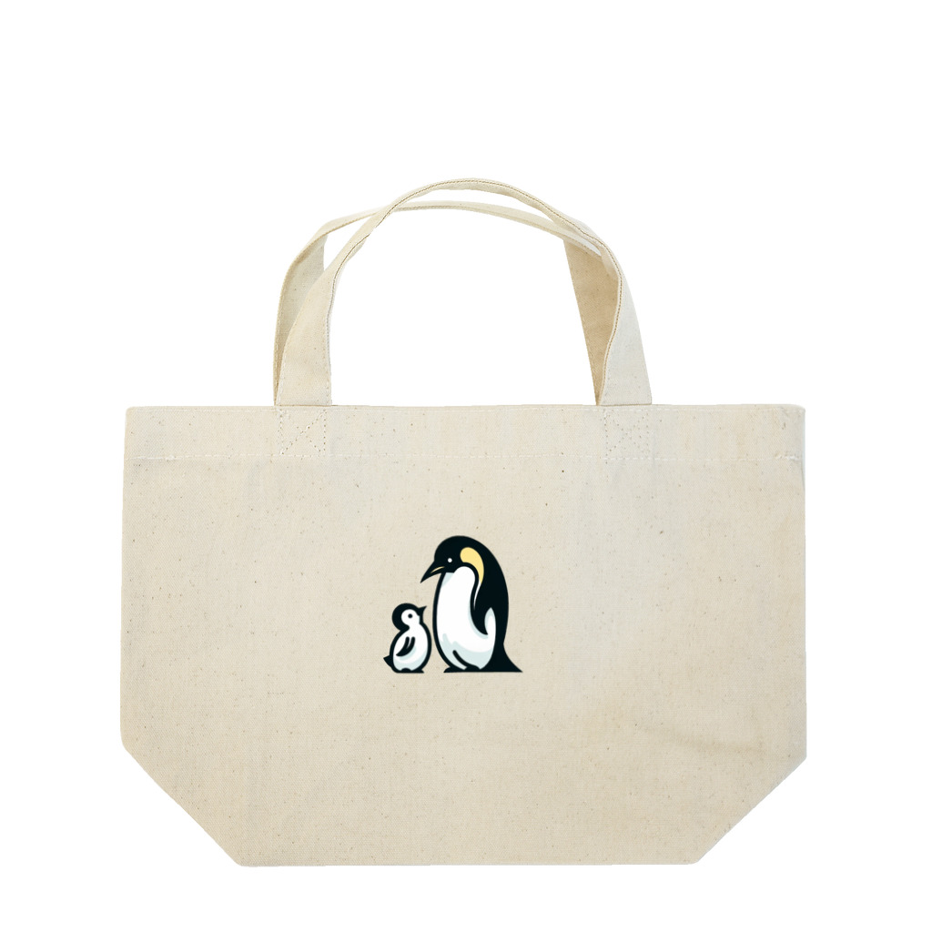 もふもふの森のペンギンのおやこ Lunch Tote Bag