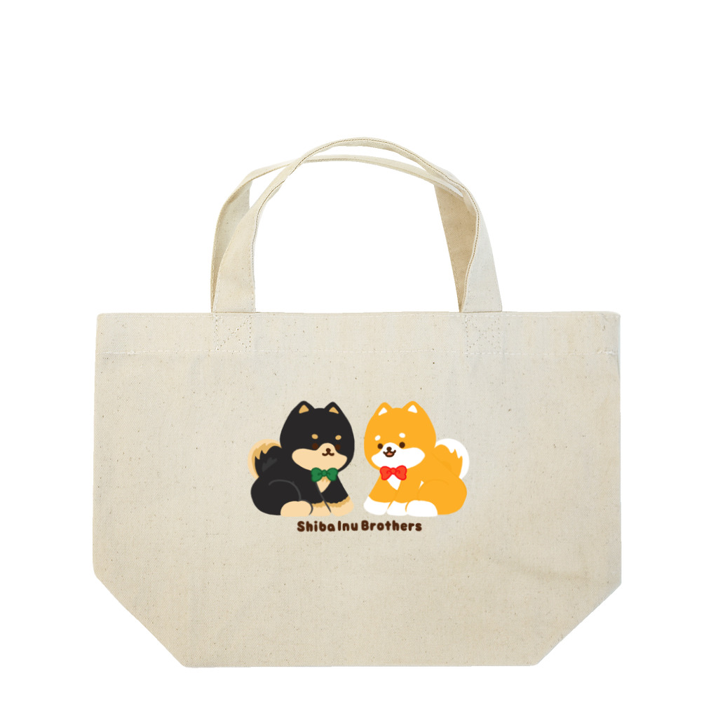 7kuma工房の柴犬兄弟 Lunch Tote Bag