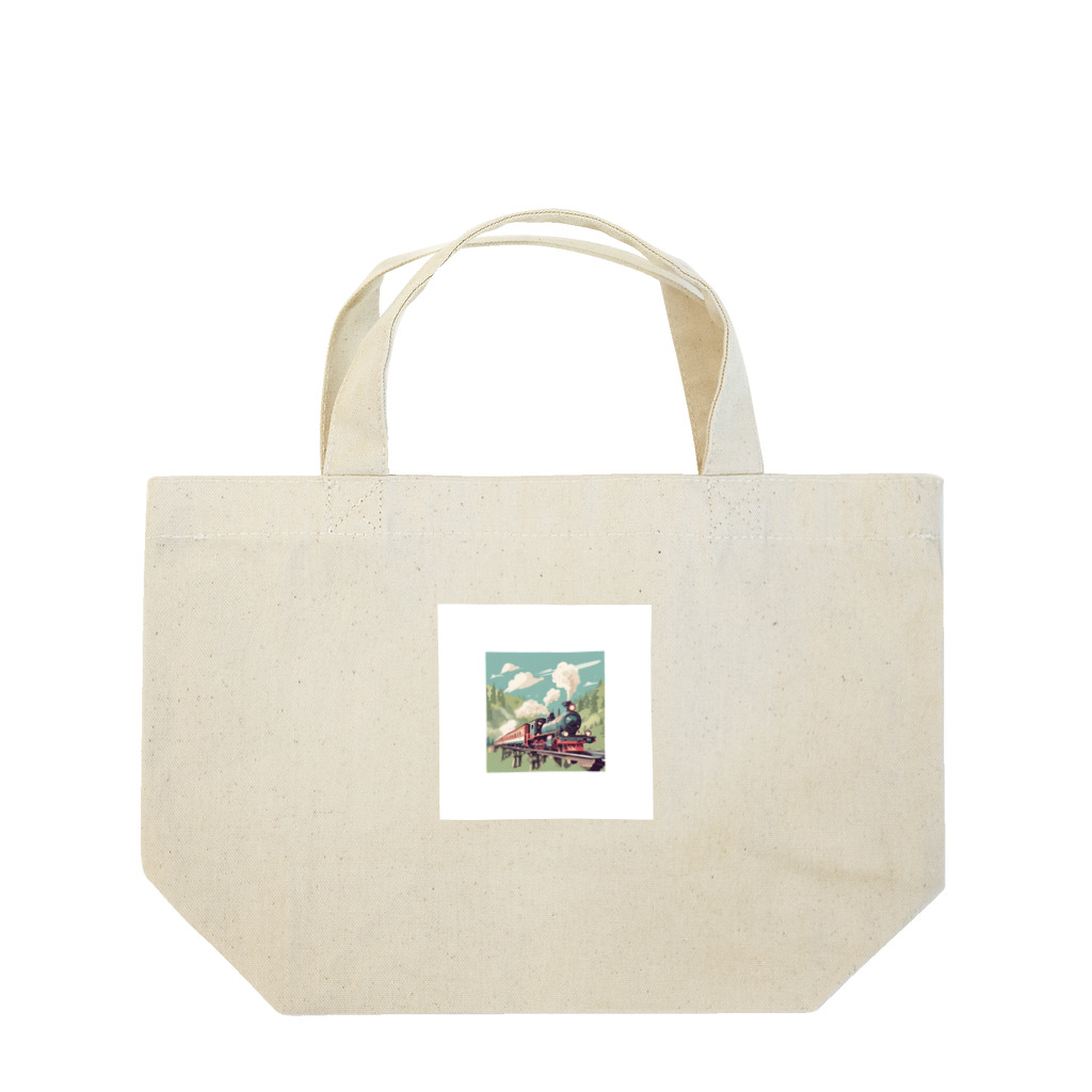 atoyuki_SHOPの可愛い機関車 Lunch Tote Bag