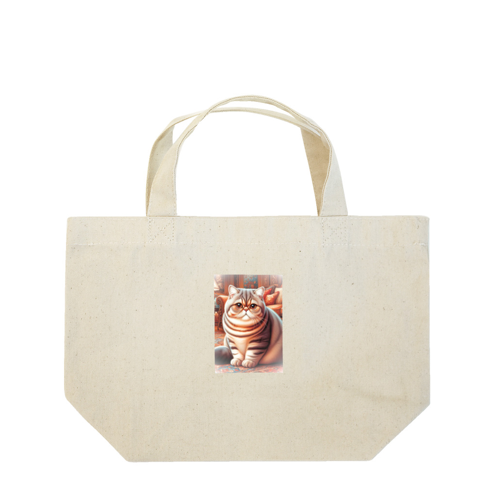 SAKIのエキゾチック・ショートヘア Lunch Tote Bag