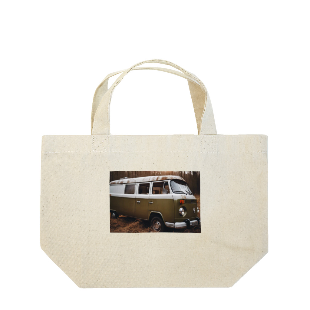 廃車輪業のV Lunch Tote Bag