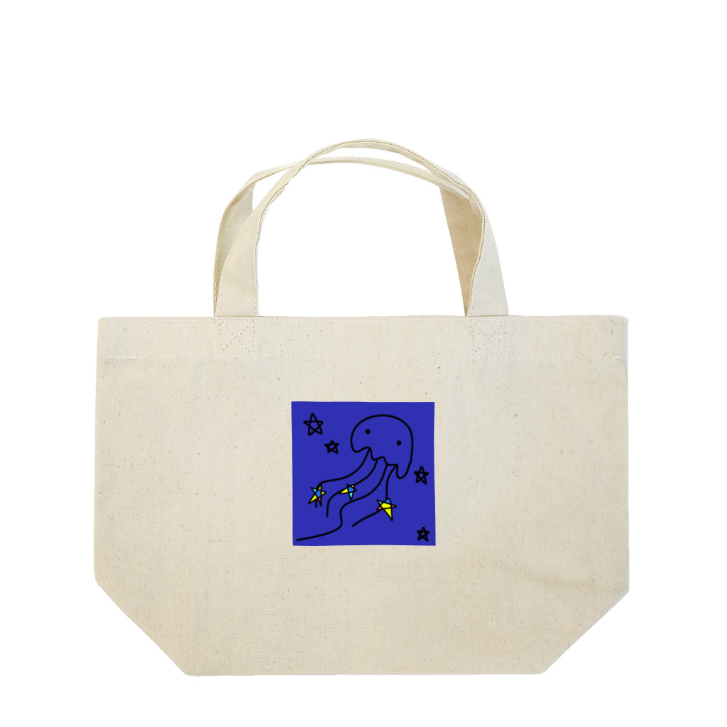 handmade asyouareの天の川クラゲ Lunch Tote Bag