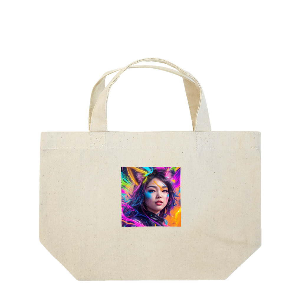 ZZRR12の「色彩の少女の冒険 - Shikisai no Shōjo no Bōken: Adventure of the Girl from the World of Colors」 Lunch Tote Bag