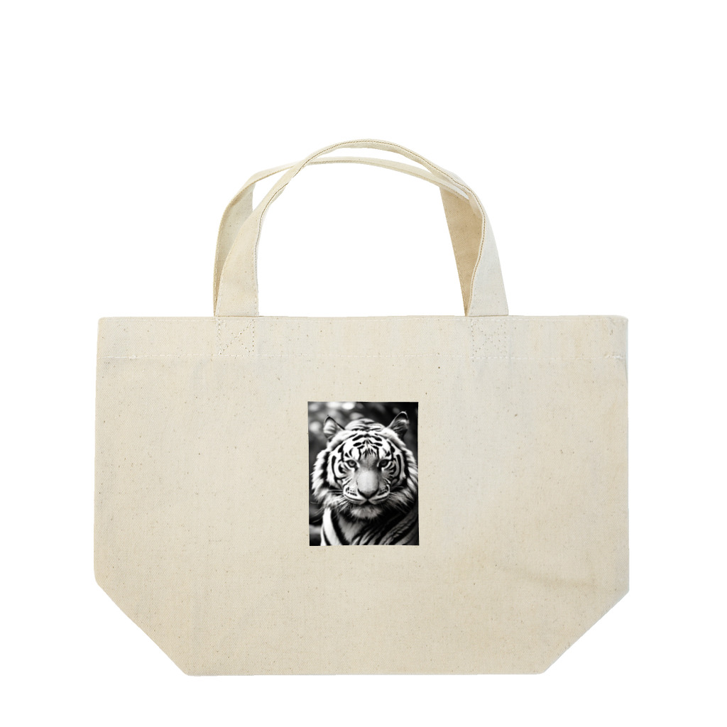 ZZRR12の月下の虎 Lunch Tote Bag