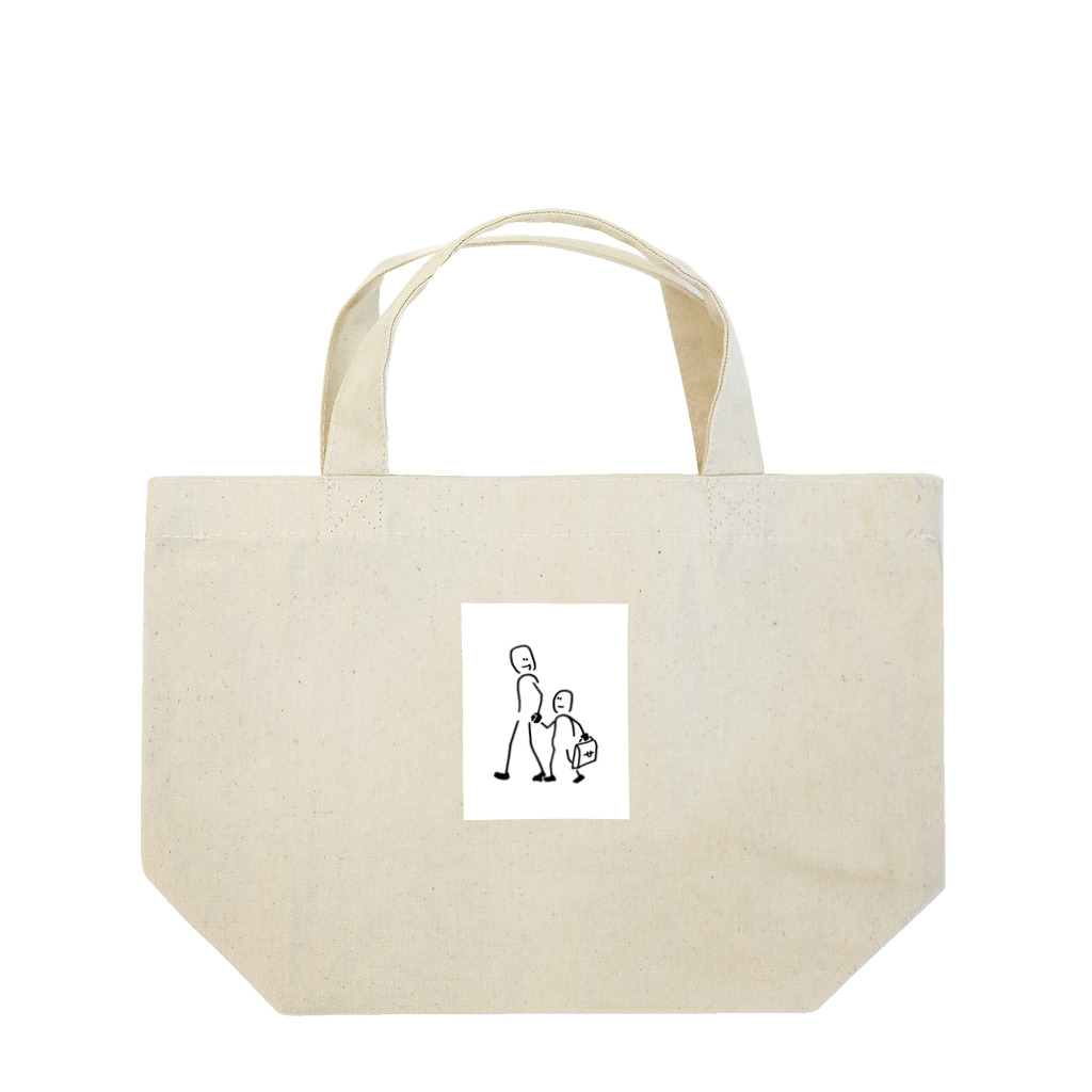 kopapaの親子手つなぎデートくん Lunch Tote Bag