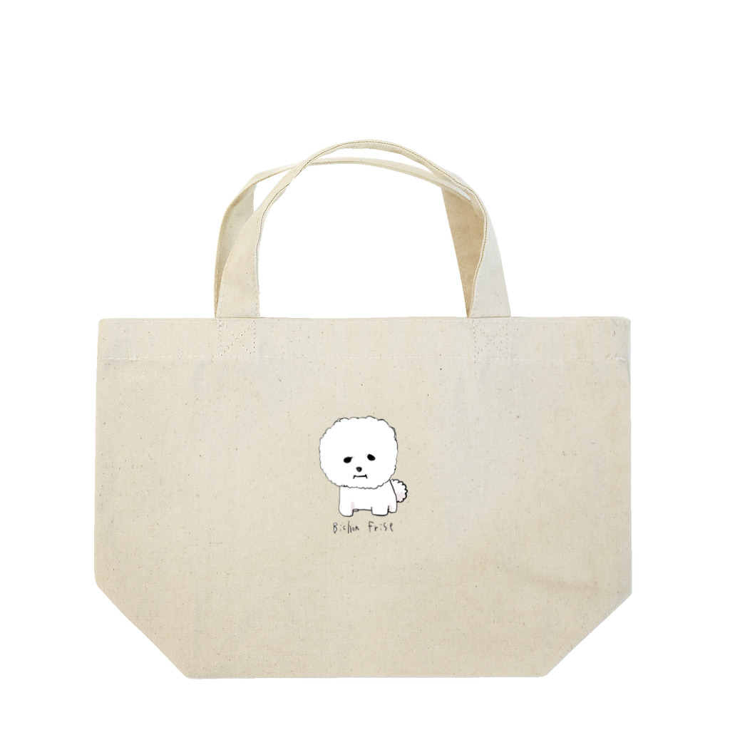 こてぼた堂の何かを我慢するビションフリーゼ Lunch Tote Bag