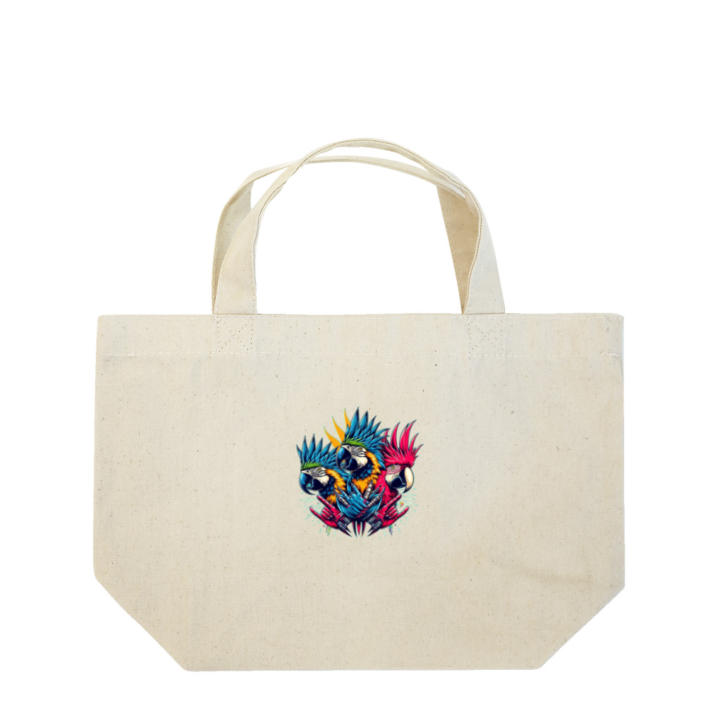 momonekokoのROCKなオオム Lunch Tote Bag