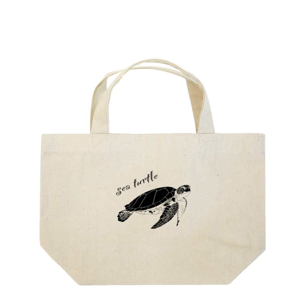 Rerasanのお店のsea turtle Lunch Tote Bag