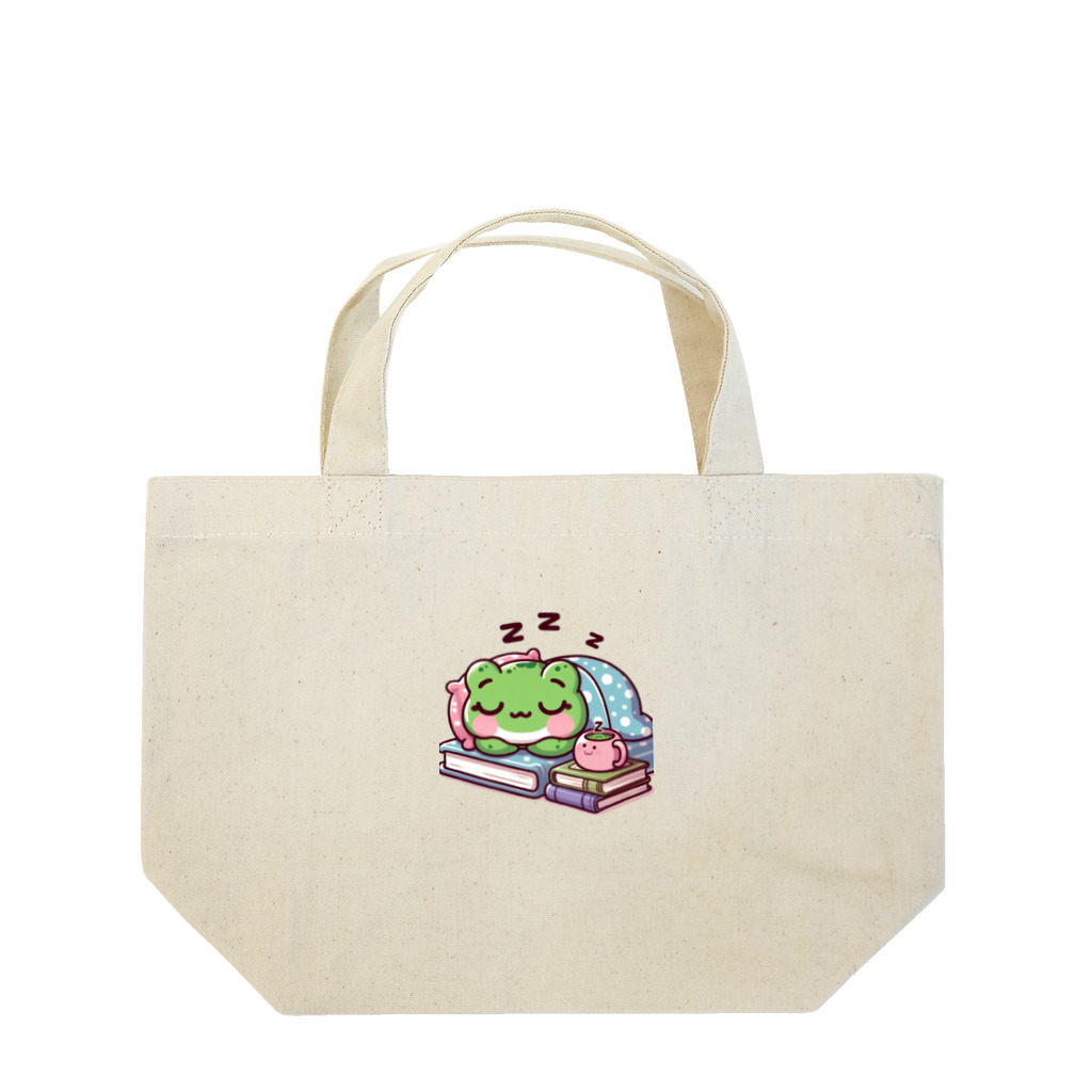 Shiba_IncのSleeping frogs(熟睡する蛙) Lunch Tote Bag