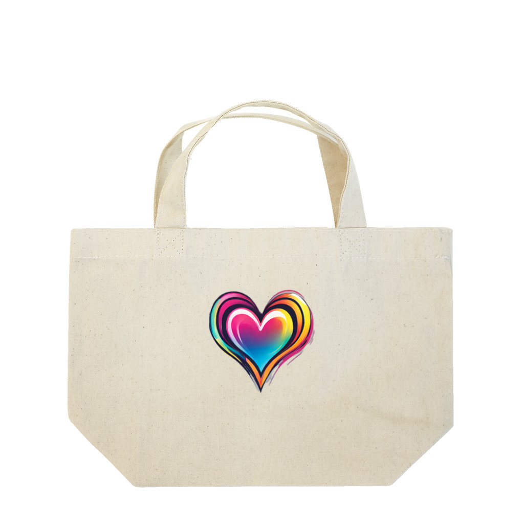 &AIのD-Hearts 1 Lunch Tote Bag